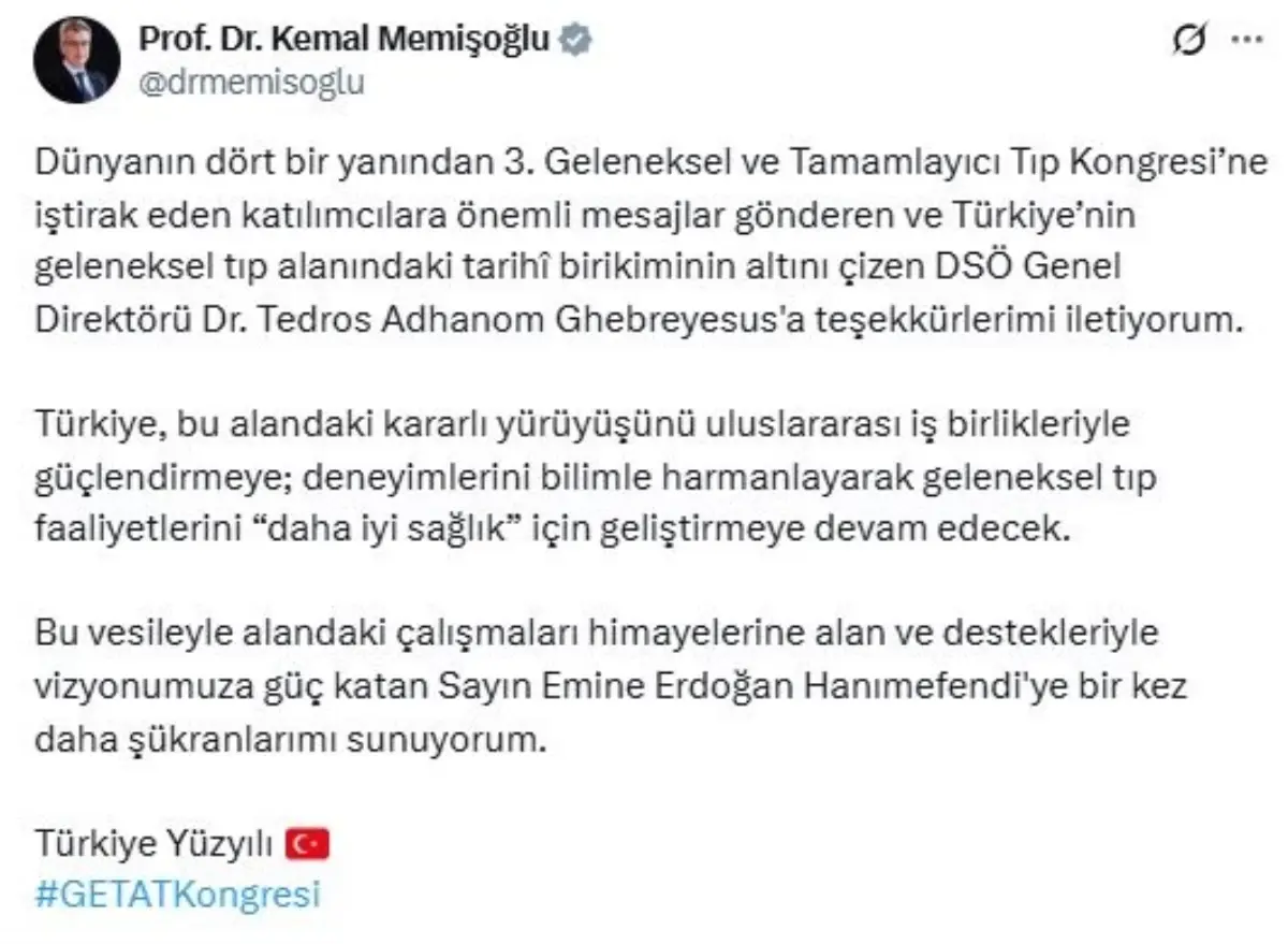 geleneksel tip kongresinde dsoye tesekkur 5SQyhuOc