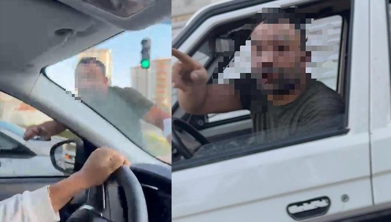 trafikte tartistigi kadinlarinaracina saldirdi 8Xkhv9y1