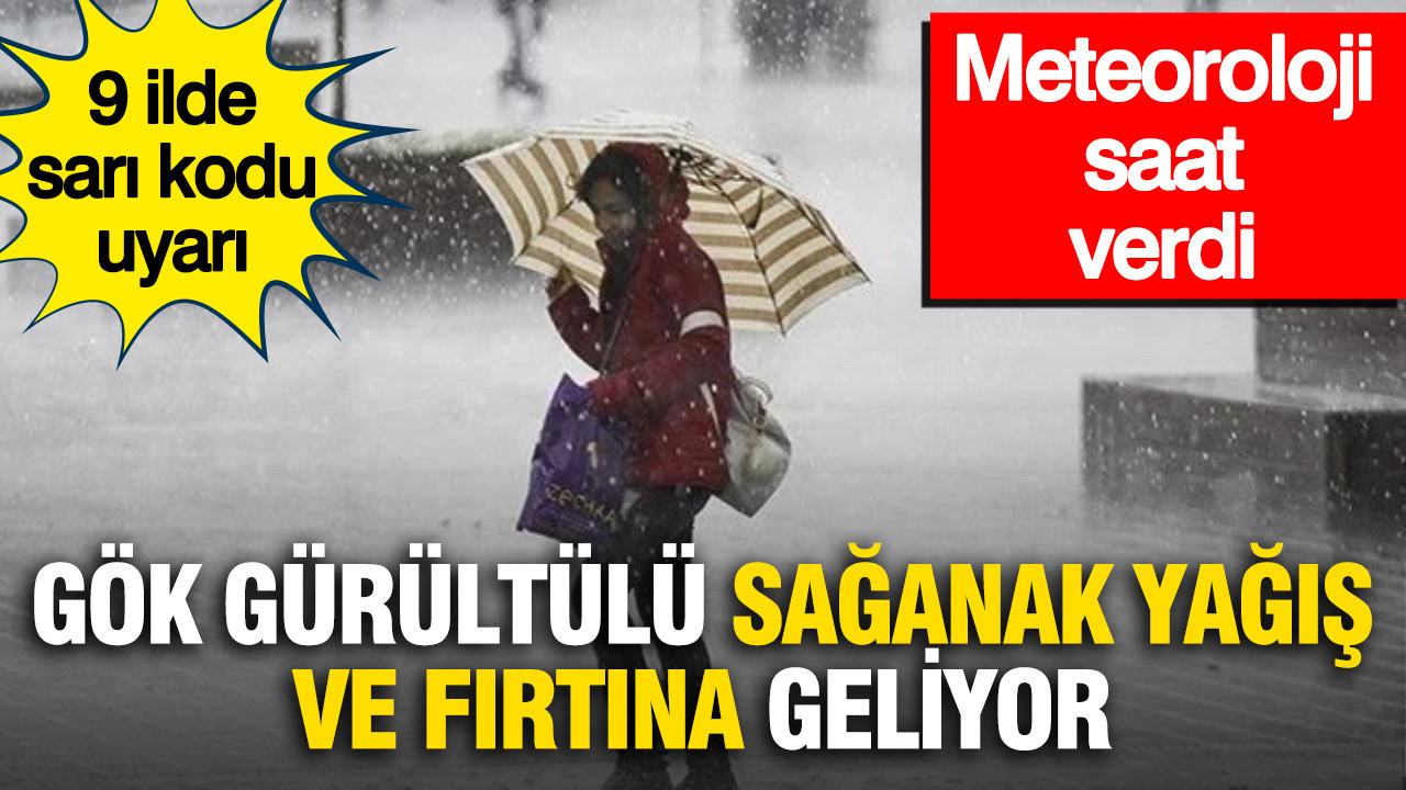 Meteoroloji uyardi 9 ile gok gurultulu saganak yagis ve firtina geliyor ujFthAtk